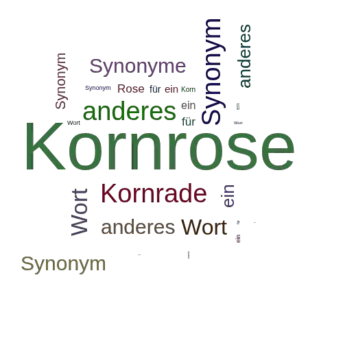 Ein anderes Wort für Kornrose - Synonym Kornrose