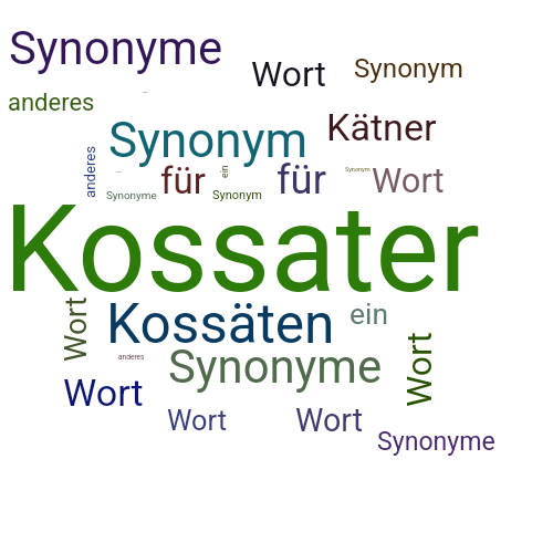 Ein anderes Wort für Kossater - Synonym Kossater