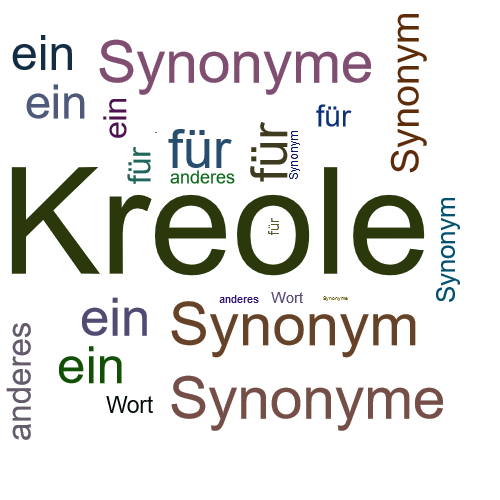 Ein anderes Wort für Kreole - Synonym Kreole