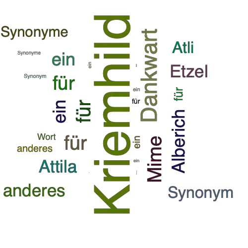 Ein anderes Wort für Kriemhild - Synonym Kriemhild