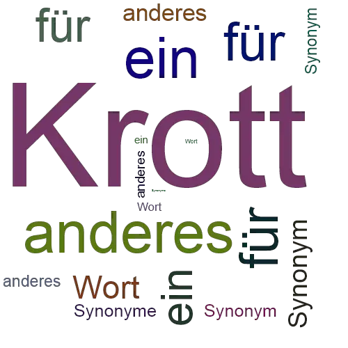 Ein anderes Wort für Krott - Synonym Krott