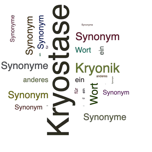 Ein anderes Wort für Kryostase - Synonym Kryostase