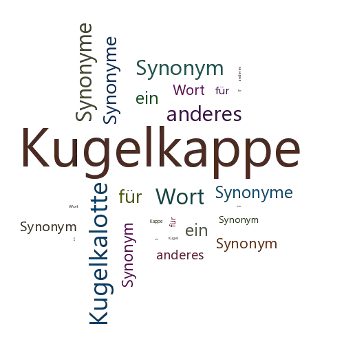 Ein anderes Wort für Kugelkappe - Synonym Kugelkappe