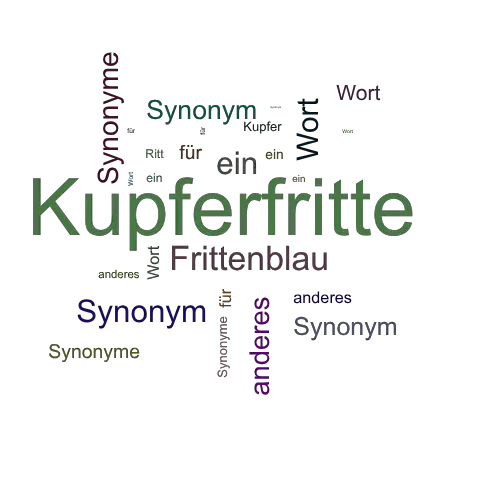 Ein anderes Wort für Kupferfritte - Synonym Kupferfritte