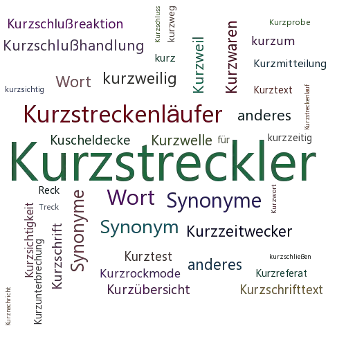 Ein anderes Wort für Kurzstreckler - Synonym Kurzstreckler