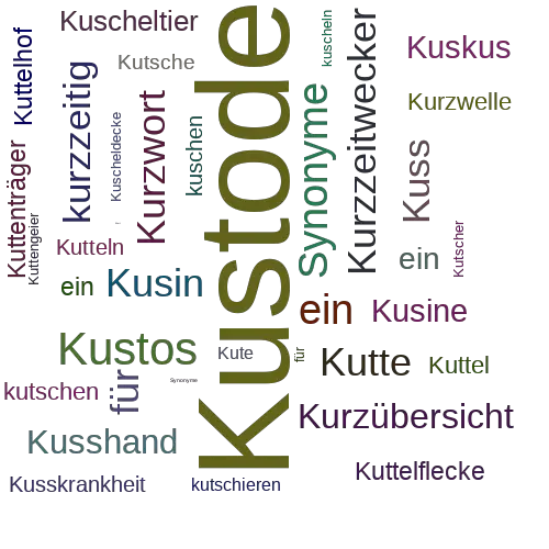 Ein anderes Wort für Kustode - Synonym Kustode