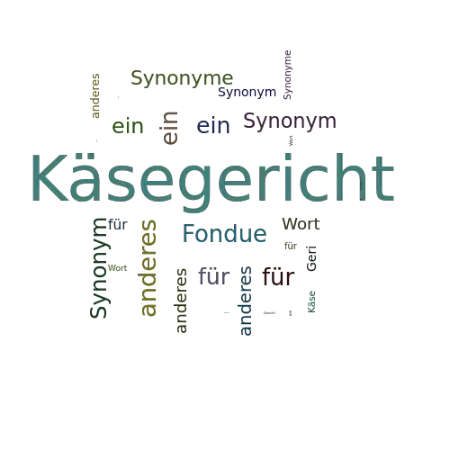 Ein anderes Wort für Käsegericht - Synonym Käsegericht