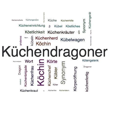 Ein anderes Wort für Küchendragoner - Synonym Küchendragoner