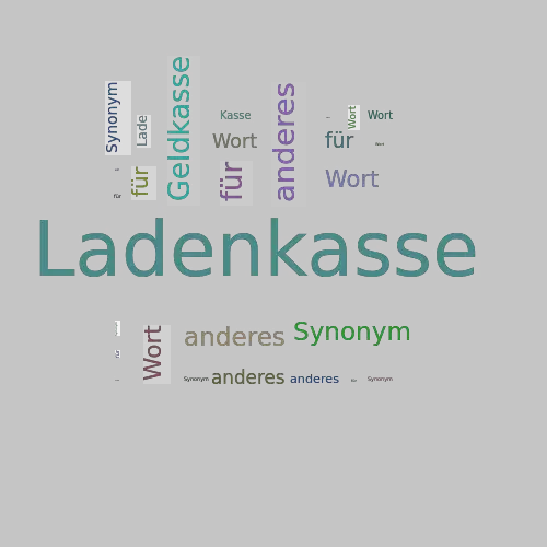 Ein anderes Wort für Ladenkasse - Synonym Ladenkasse