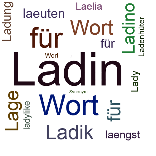 Ein anderes Wort für Ladinium - Synonym Ladinium