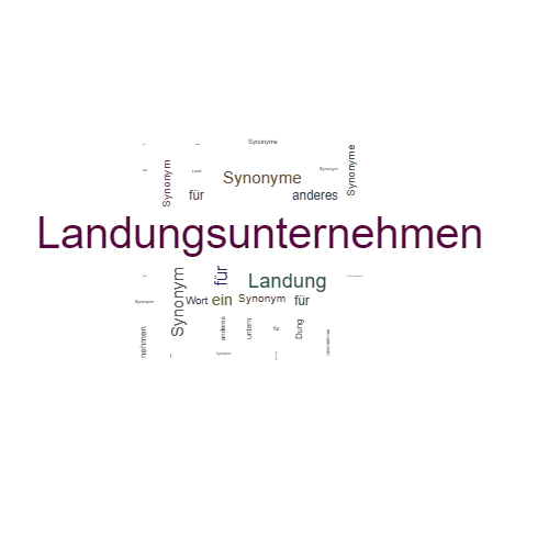 Ein anderes Wort für Landungsunternehmen - Synonym Landungsunternehmen