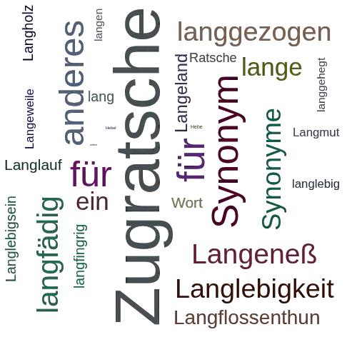 Ein anderes Wort für Langhebelratsche - Synonym Langhebelratsche