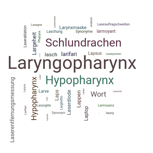 Ein anderes Wort für Laryngopharynx - Synonym Laryngopharynx