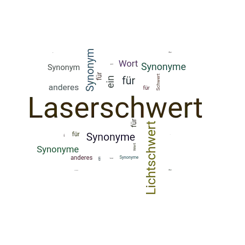 Ein anderes Wort für Laserschwert - Synonym Laserschwert