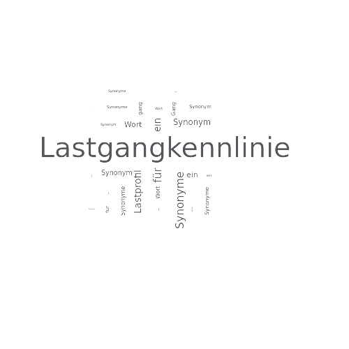 Ein anderes Wort für Lastgangkennlinie - Synonym Lastgangkennlinie