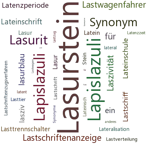 Ein anderes Wort für Lasurstein - Synonym Lasurstein