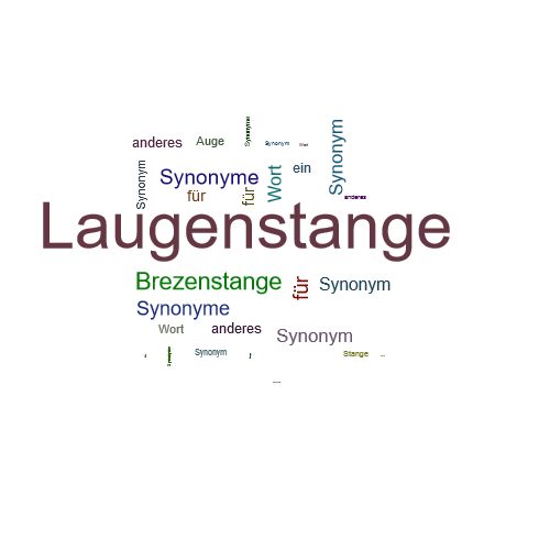 Ein anderes Wort für Laugenstange - Synonym Laugenstange