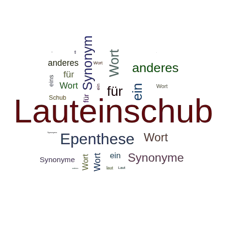 Ein anderes Wort für Lauteinschub - Synonym Lauteinschub