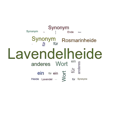 Ein anderes Wort für Lavendelheide - Synonym Lavendelheide