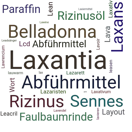 Ein anderes Wort für Laxantia - Synonym Laxantia