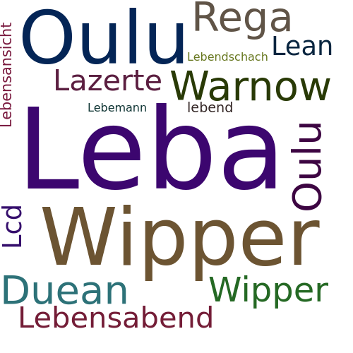 Ein anderes Wort für Leba - Synonym Leba