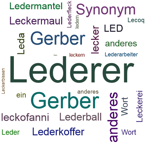 Ein anderes Wort für Lederer - Synonym Lederer