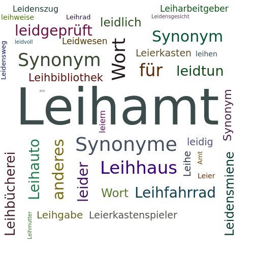 Ein anderes Wort für Leihamt - Synonym Leihamt