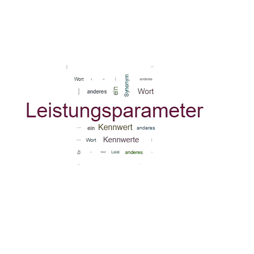 Ein anderes Wort für Leistungsparameter - Synonym Leistungsparameter