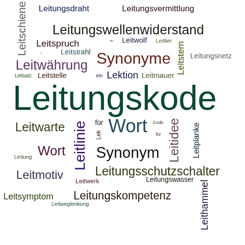 Ein anderes Wort für Leitungscode - Synonym Leitungscode