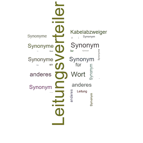 Ein anderes Wort für Leitungsverteiler - Synonym Leitungsverteiler