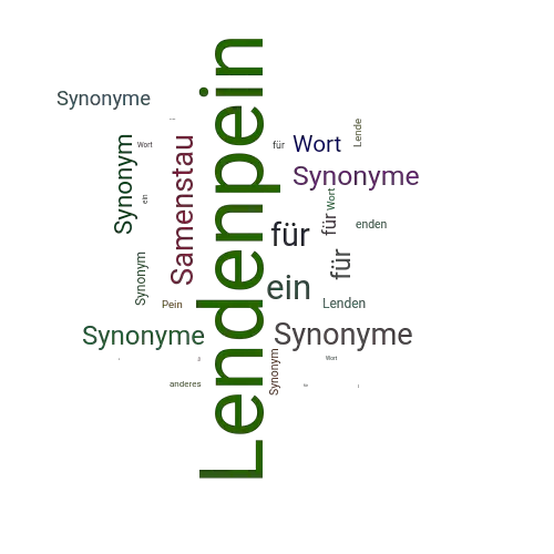 Ein anderes Wort für Lendenpein - Synonym Lendenpein