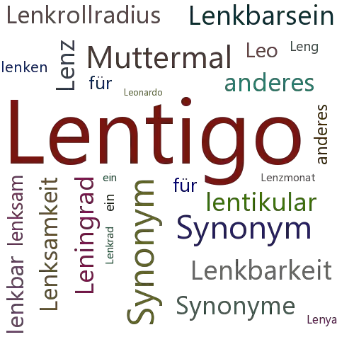 Ein anderes Wort für Lentigo - Synonym Lentigo