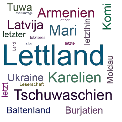 Ein anderes Wort für Lettland - Synonym Lettland