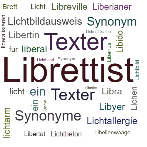 Ein anderes Wort für Librettist - Synonym Librettist