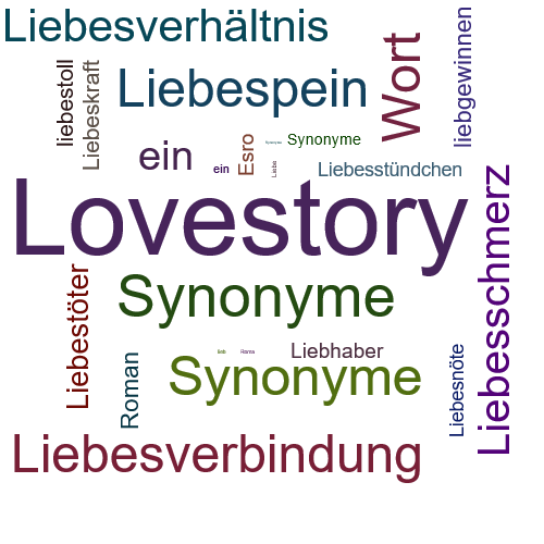 Ein anderes Wort für Liebesroman - Synonym Liebesroman