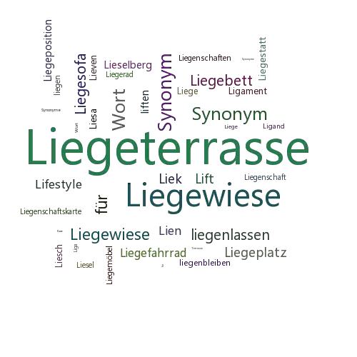 Ein anderes Wort für Liegeterrasse - Synonym Liegeterrasse