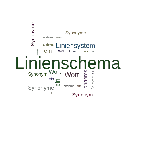 Ein anderes Wort für Linienschema - Synonym Linienschema
