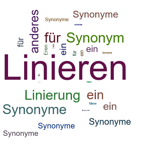 Ein anderes Wort für Linieren - Synonym Linieren