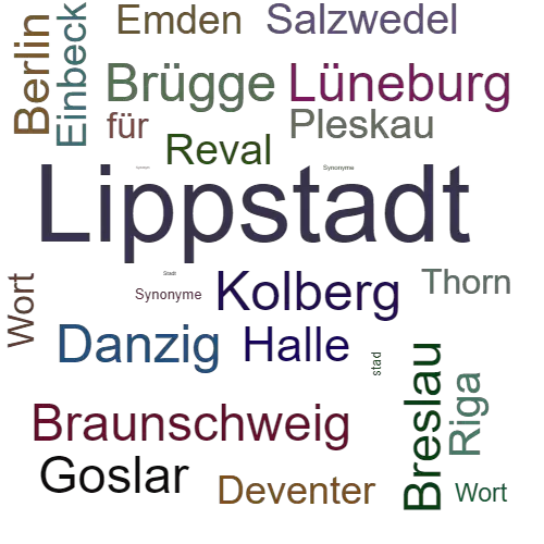 Ein anderes Wort für Lippstadt - Synonym Lippstadt