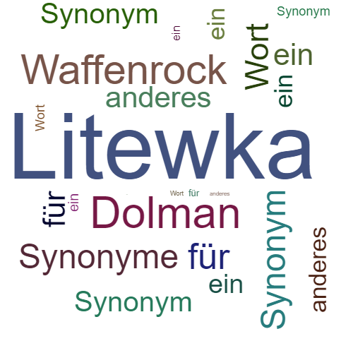 Ein anderes Wort für Litewka - Synonym Litewka