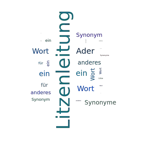 Ein anderes Wort für Litzenleitung - Synonym Litzenleitung