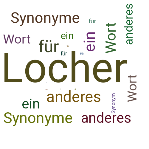 Ein anderes Wort für Locher - Synonym Locher