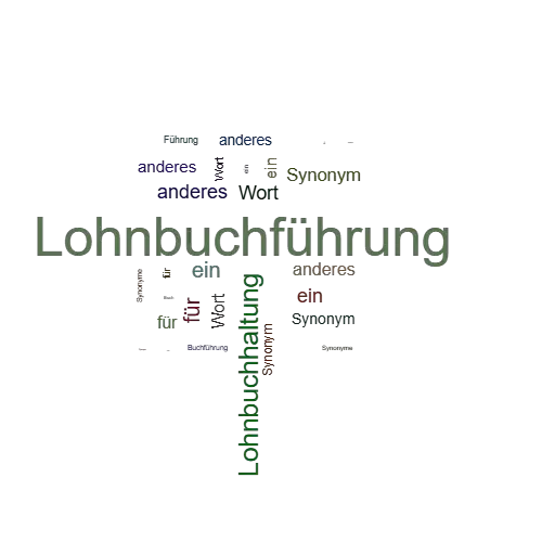Ein anderes Wort für Lohnbuchführung - Synonym Lohnbuchführung