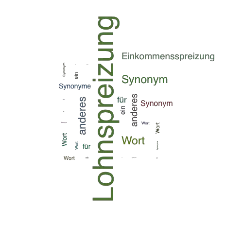 Ein anderes Wort für Lohnspreizung - Synonym Lohnspreizung