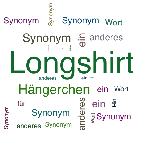 Ein anderes Wort für Longshirt - Synonym Longshirt