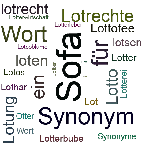 Ein anderes Wort für Lotterbett - Synonym Lotterbett