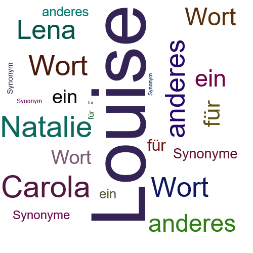 Ein anderes Wort für Louise - Synonym Louise