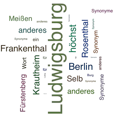 Ein anderes Wort für Ludwigsburg - Synonym Ludwigsburg