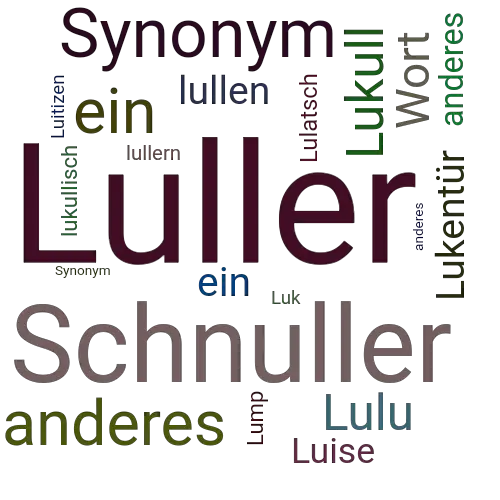 Ein anderes Wort für Luller - Synonym Luller
