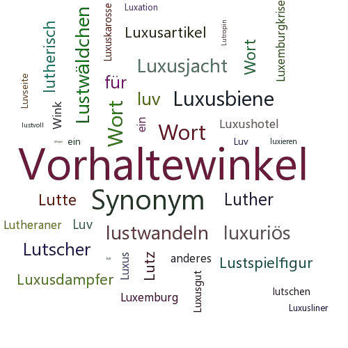 Ein anderes Wort für Luvwinkel - Synonym Luvwinkel